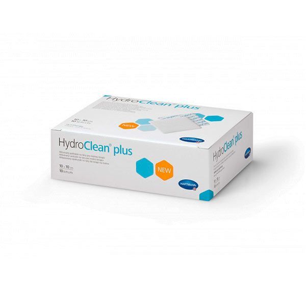 Повязка HydroClean plus стерильная квадратная 10х10 1 шт..