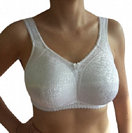 Бюстгальтер Ниночка для фиксации экзопротеза 07 белый.